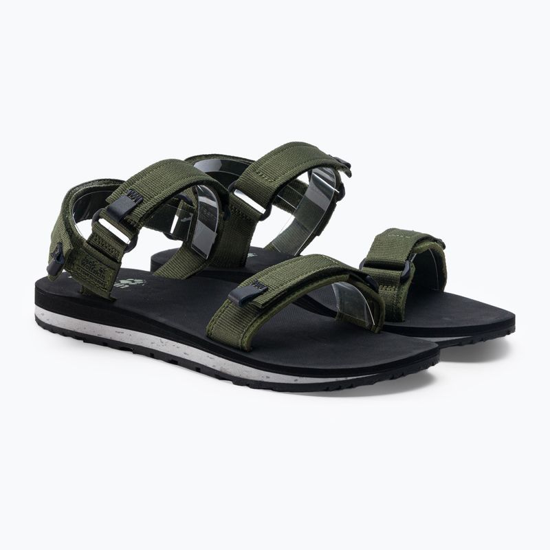 Jack Wolfskin men's Outfresh green trekking sandals 4039441_4298 3