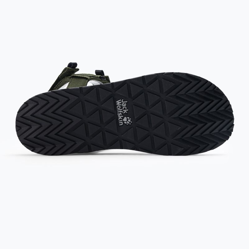 Jack Wolfskin men's Outfresh green trekking sandals 4039441_4298 5