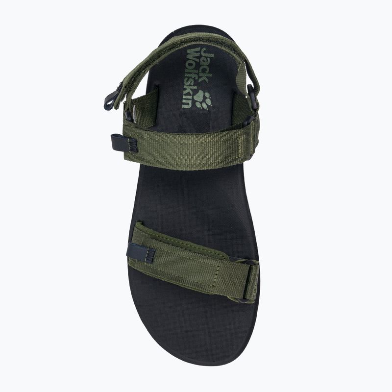 Jack Wolfskin men's Outfresh green trekking sandals 4039441_4298 6