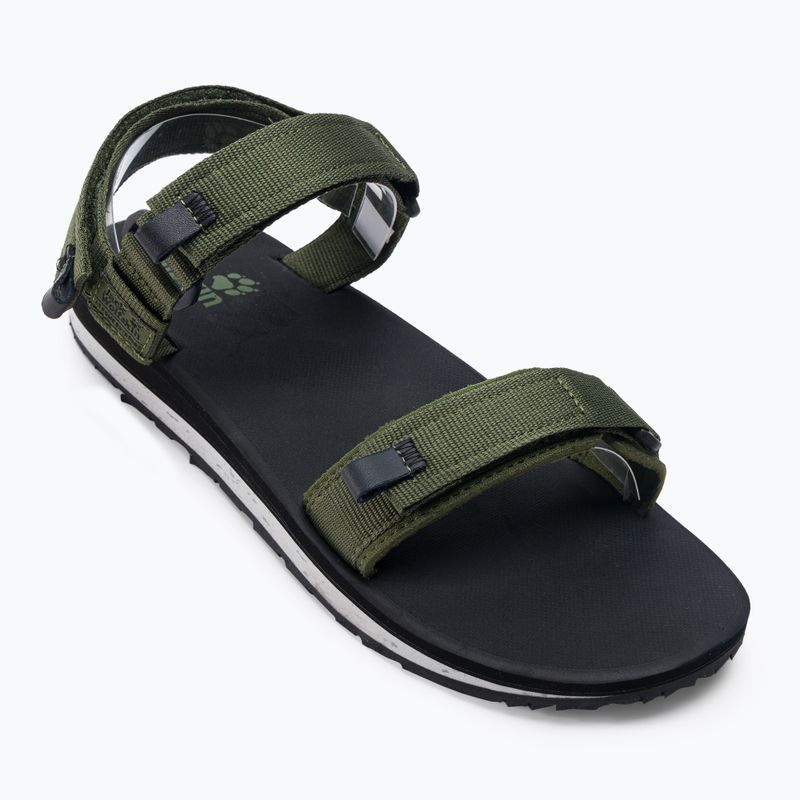 Jack Wolfskin men's Outfresh green trekking sandals 4039441_4298 7