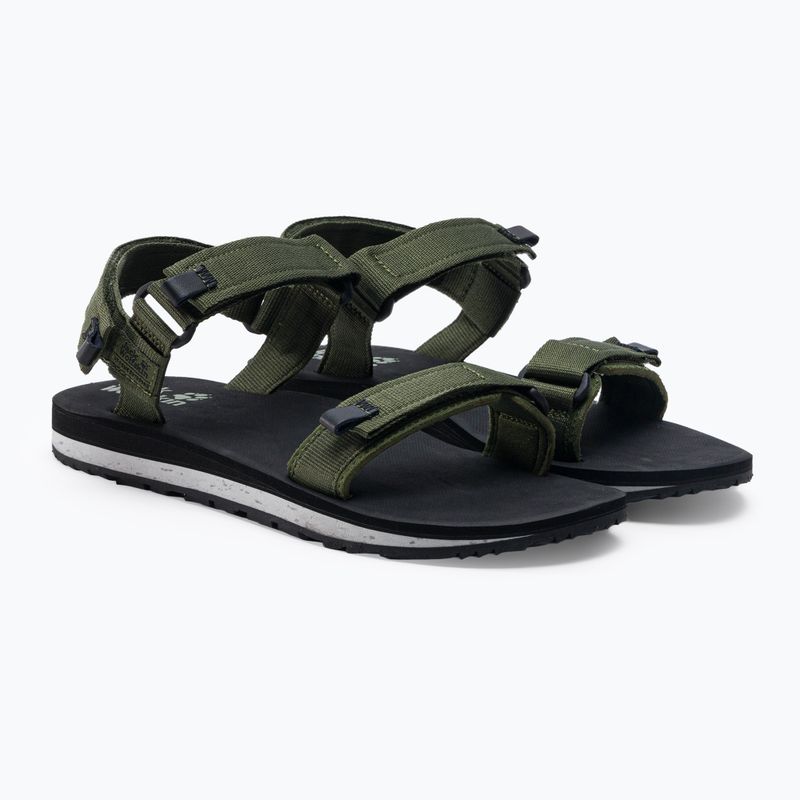 Jack Wolfskin men's Outfresh green trekking sandals 4039441_4298 10