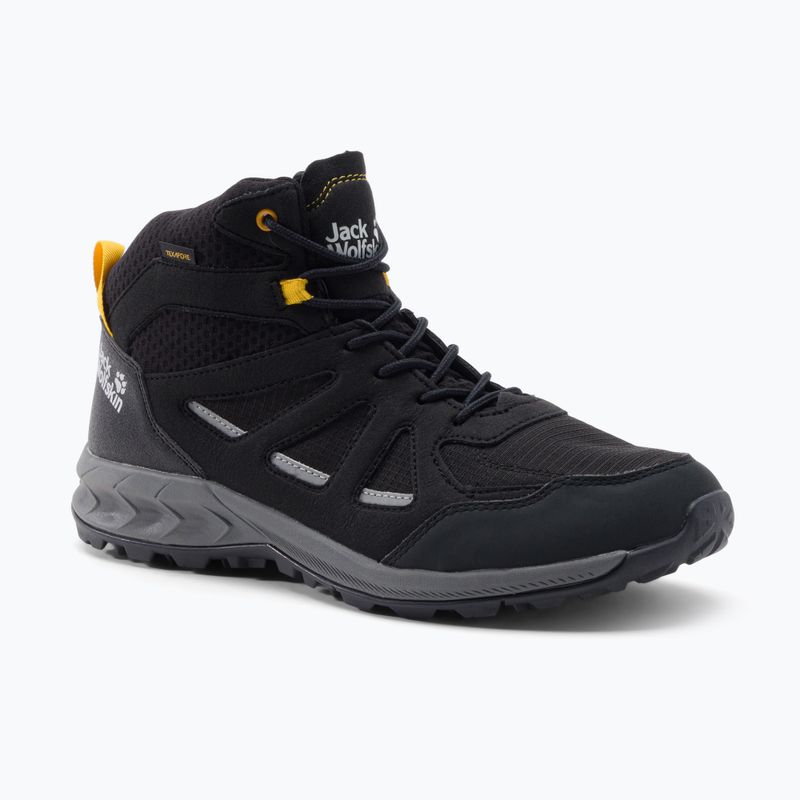 Jack Wolfskin men's trekking boots Woodland 2 Texapore Mid black 4051261_6055
