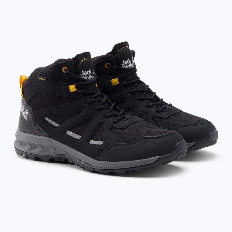Jack Wolfskin men's trekking boots Woodland 2 Texapore Mid black 4051261_6055 5