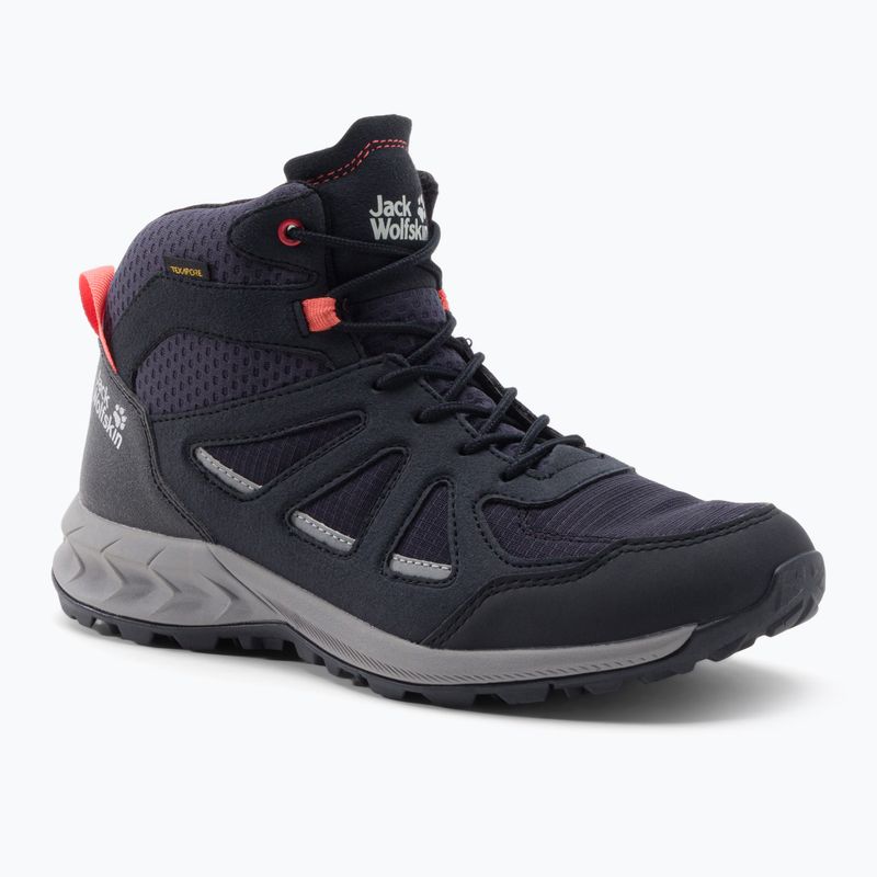 Jack Wolfskin women's trekking boots Woodland 2 Texapore navy blue 4051331_1207