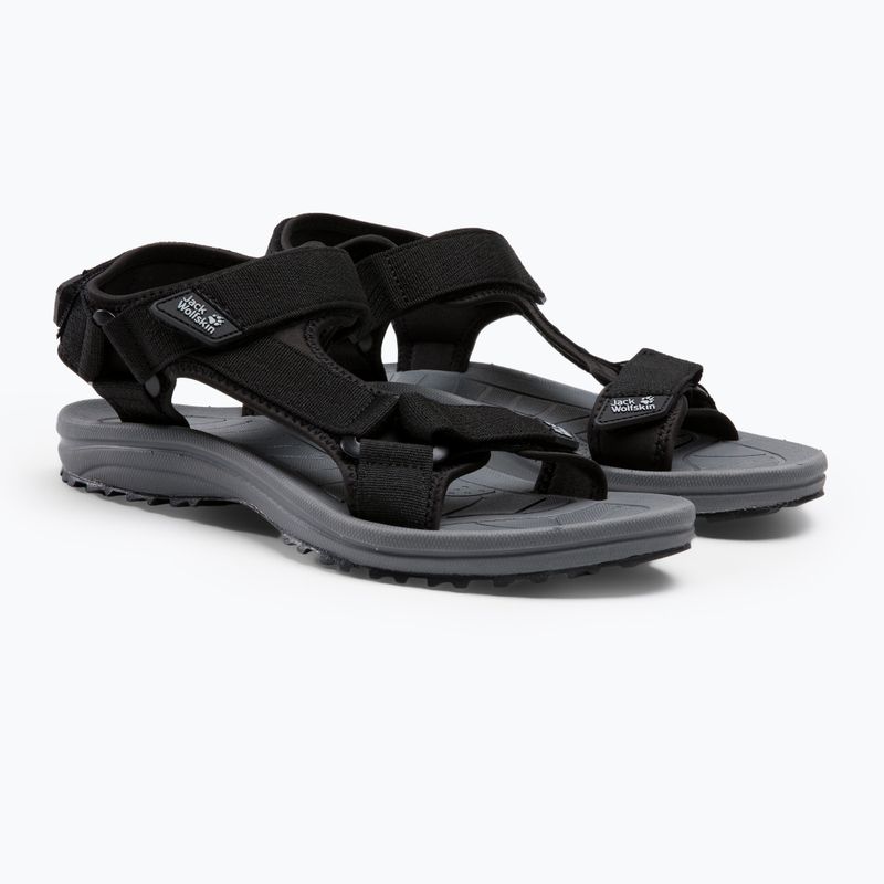 Jack Wolfskin Wave Breaker men's trekking sandals black 4052011_6000 4