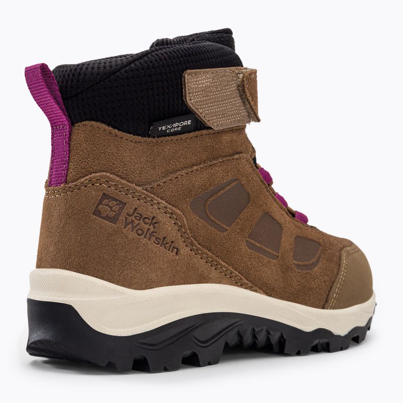 Jack Wolfskin children's trekking boots Vojo Lt Texapore Mid brown 4054021 8