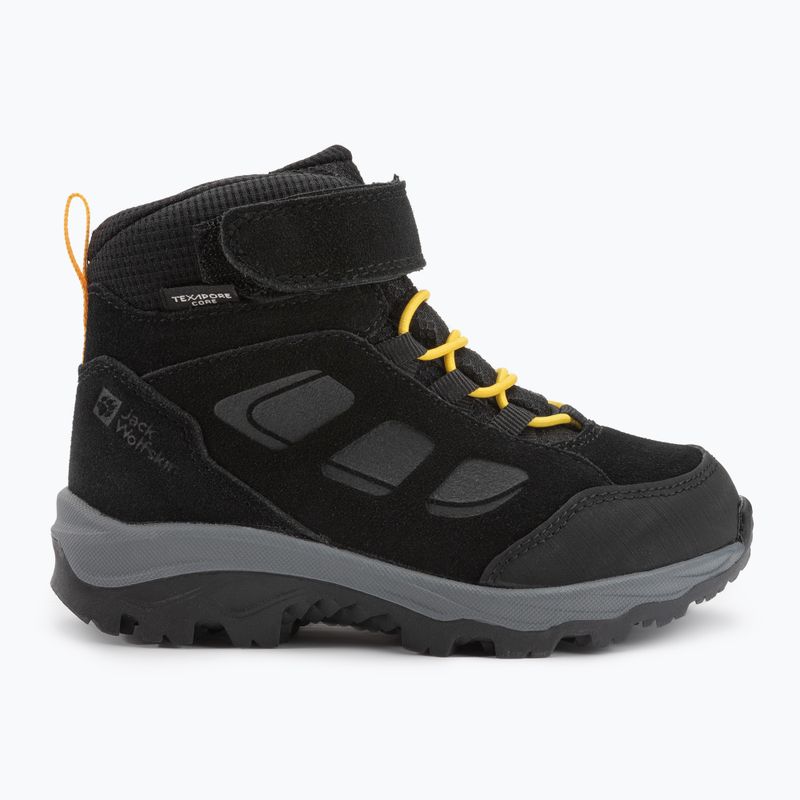 Jack Wolfskin Vojo Lt Texapore Mid children's trekking boots black 4054021 2
