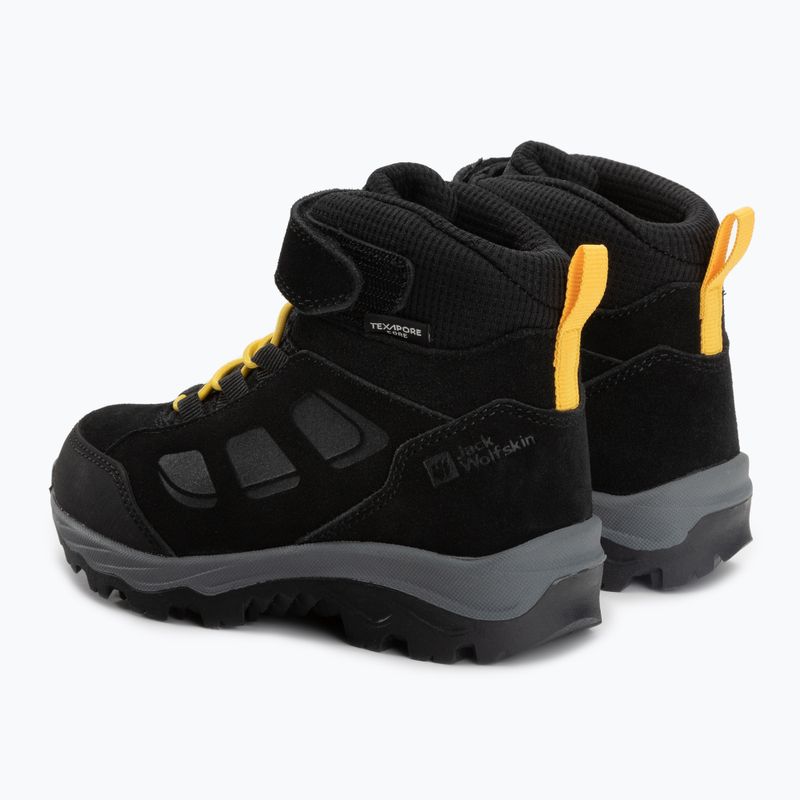 Jack Wolfskin Vojo Lt Texapore Mid children's trekking boots black 4054021 3