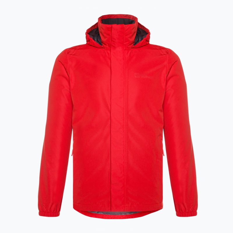 Jack Wolfskin men's Stormy Point 2L rain jacket red 1111142_2206 4