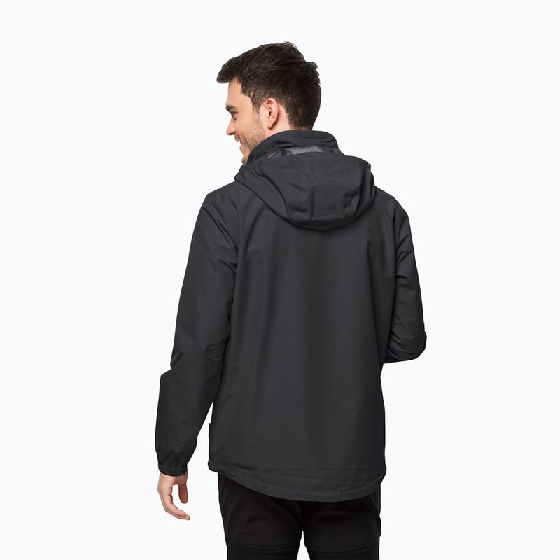 Jack Wolfskin men's Stormy Point 2L rain jacket black 1111142_6000 2