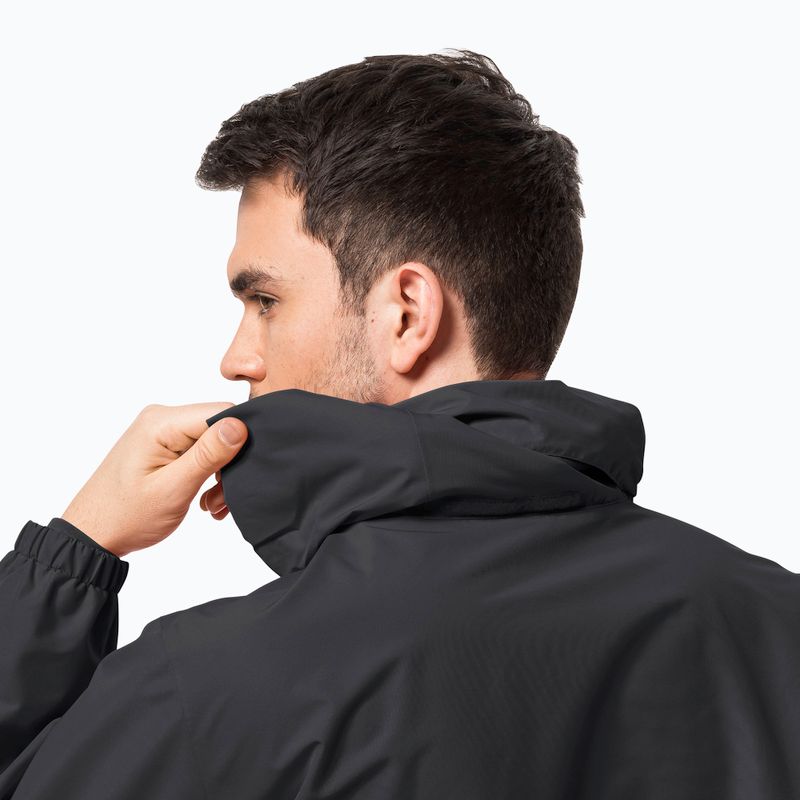 Jack Wolfskin men's Stormy Point 2L rain jacket black 1111142_6000 6