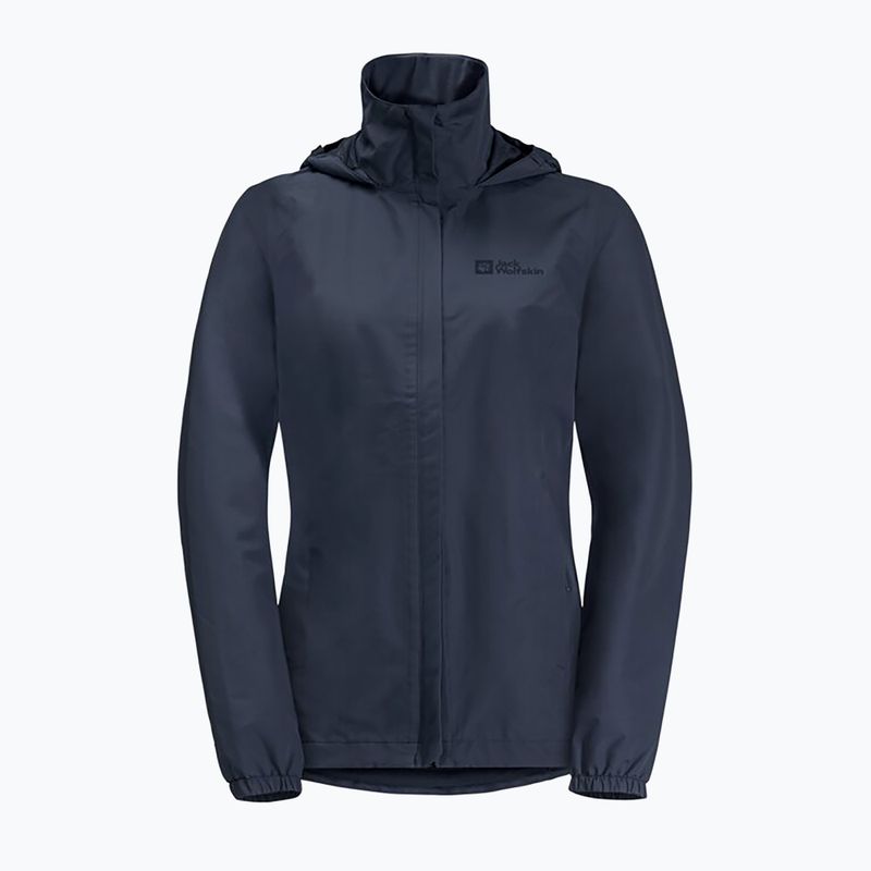 Jack Wolfskin women's Stormy Point 2L rain jacket navy blue 1111202 5