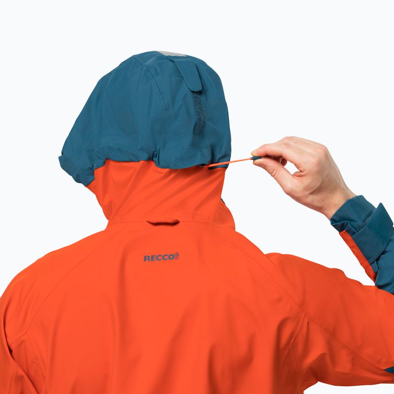 Jack Wolfskin men's ski jacket Alpspitze 3L orange 1115181 3
