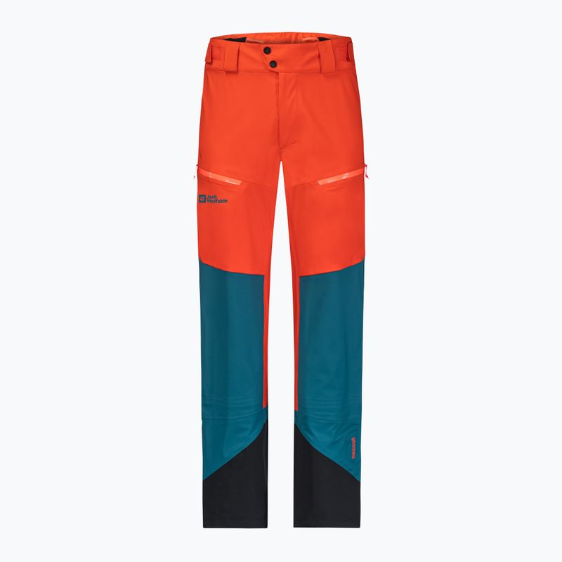 Jack Wolfskin men's Alpspitze 3L ski trousers orange 1115191 7