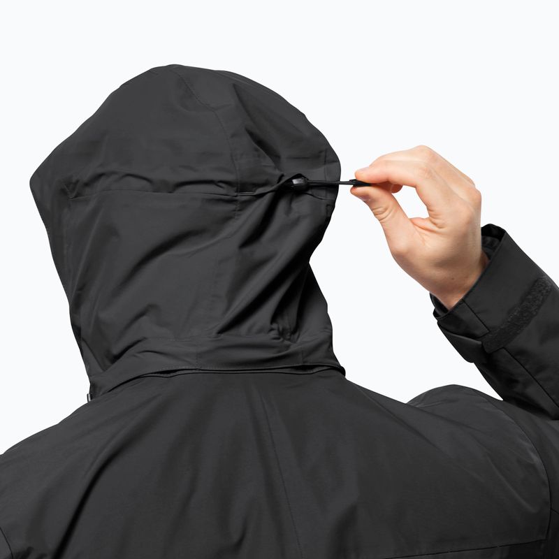 Jack Wolfskin men's Jasper rain jacket black 1115261_6000_006 4