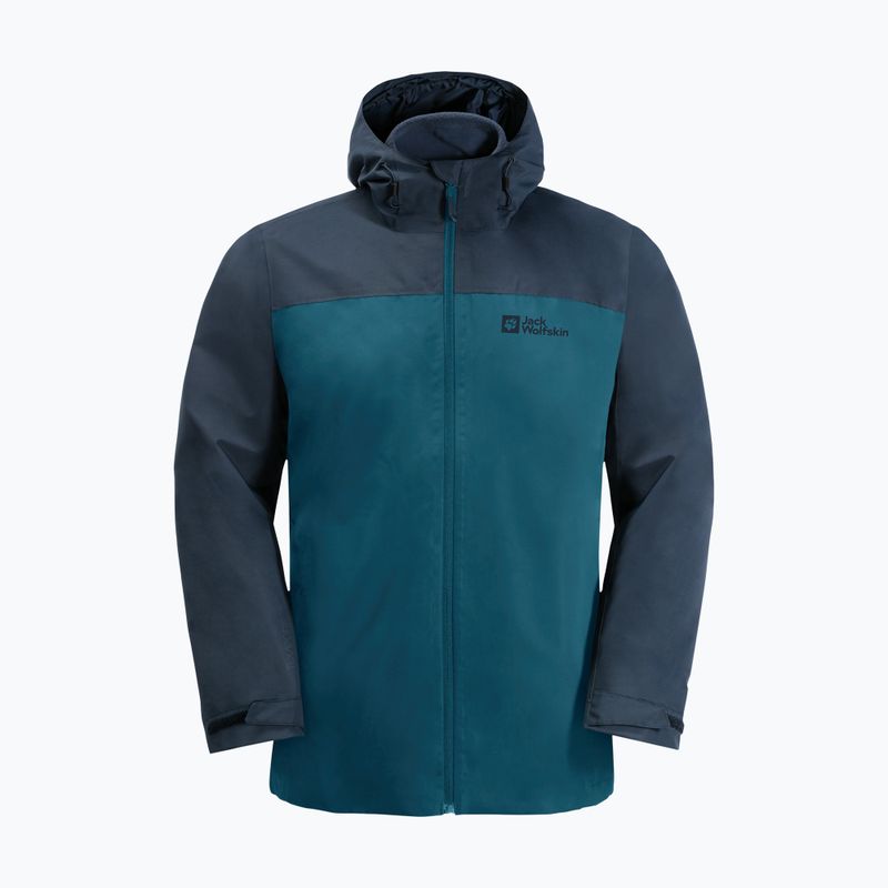 Jack Wolfskin men's 3-in-1 jacket Taubenberg blue 1115311_4133_006 9