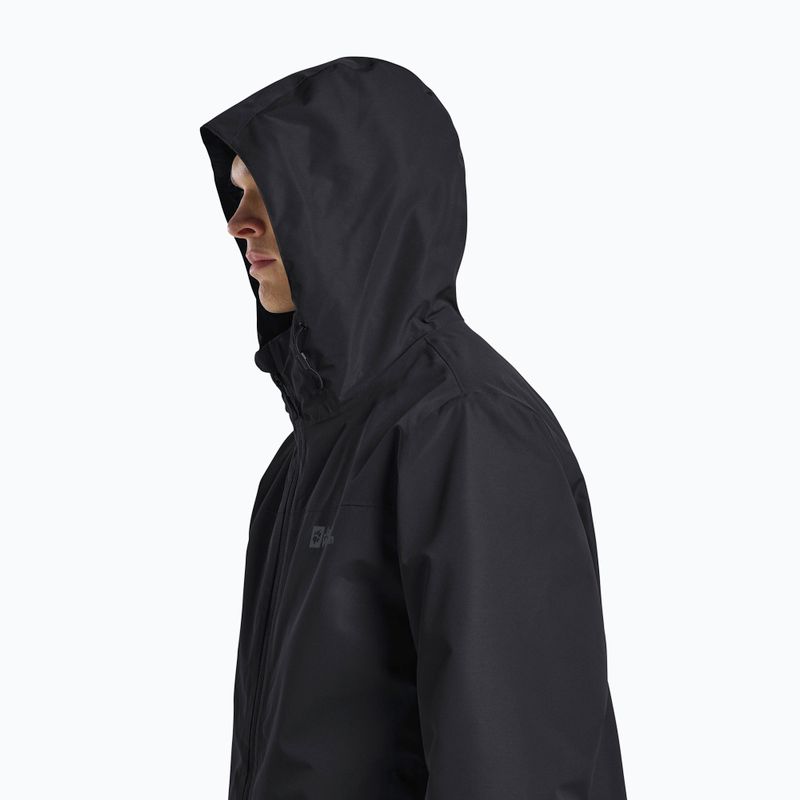 Men's 3-in-1 Jacket Jack Wolfskin Taubenberg 3In1 black 7