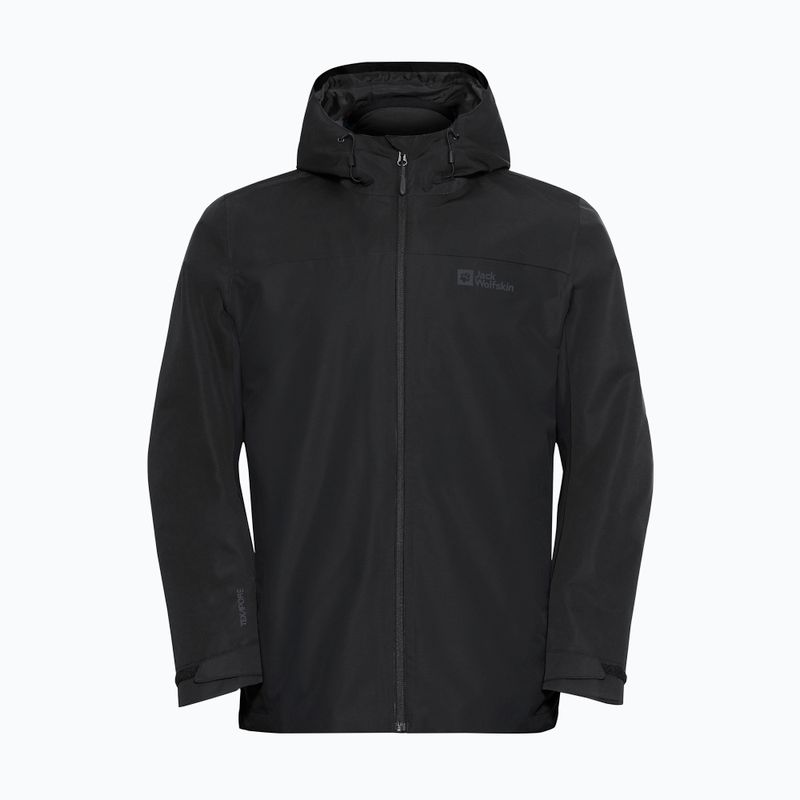 Men's 3in1 jacket Jack Wolfskin Taubenberg 3In1 black 10