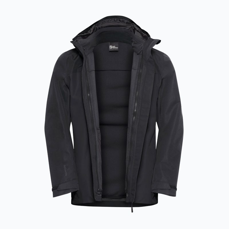 Men's 3-in-1 Jacket Jack Wolfskin Taubenberg 3In1 black 13