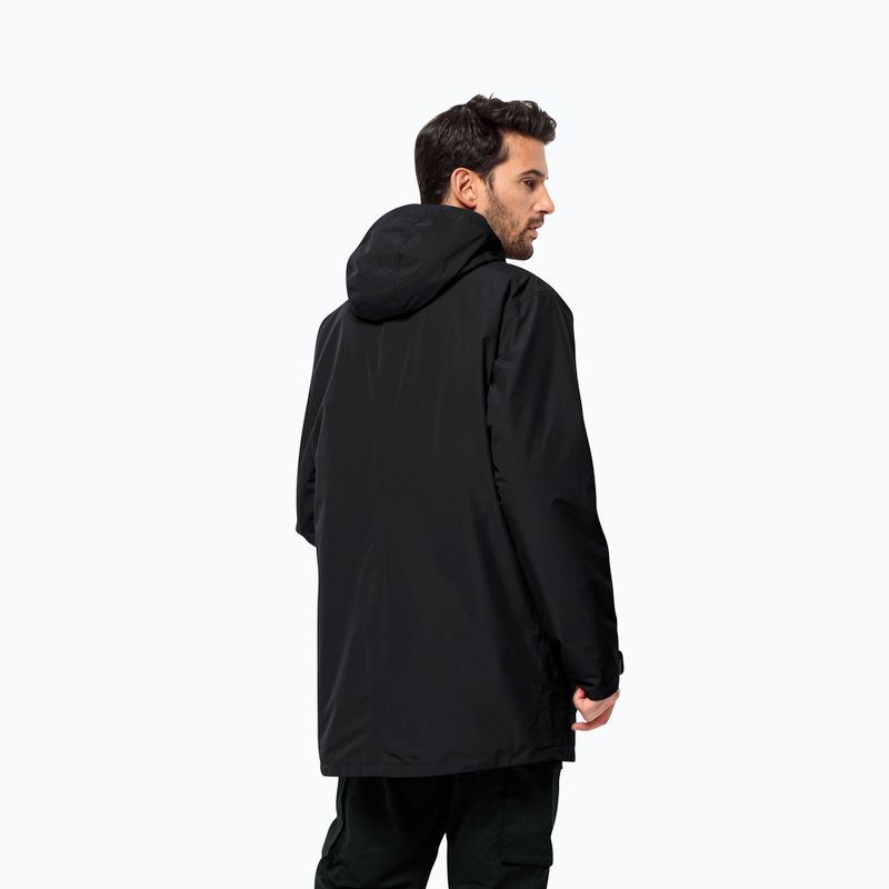 Jack Wolfskin men's winter jacket Winterlager Parka black 2