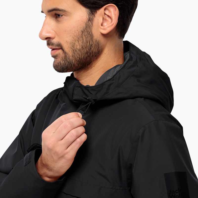 Jack Wolfskin men's winter jacket Winterlager Parka black 3