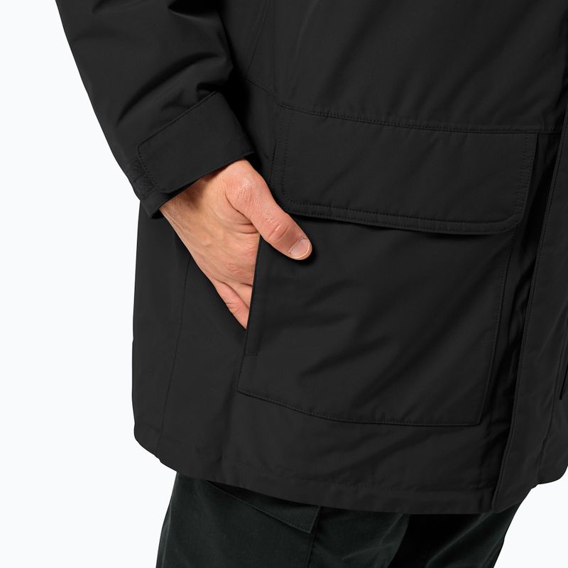 Jack Wolfskin men's winter jacket Winterlager Parka black 4
