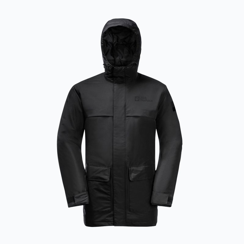 Jack Wolfskin men's winter jacket Winterlager Parka black 7
