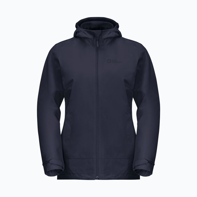 Jack Wolfskin women's Moonrise 3In1 jacket night blue 9