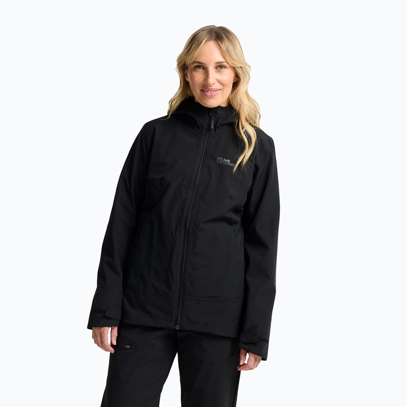Women's 3-in-1 Jacket Jack Wolfskin Moonrise 3In1 black