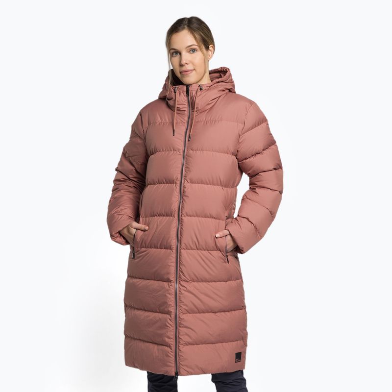 Jack Wolfskin women's down jacket Frozen Palace brown 1204132_3068