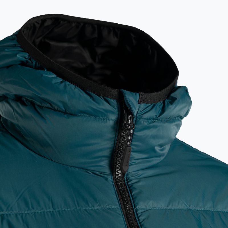 Jack Wolfskin men's down jacket Dna Tundra Down Hoody black-blue 1206612_4133_006 4