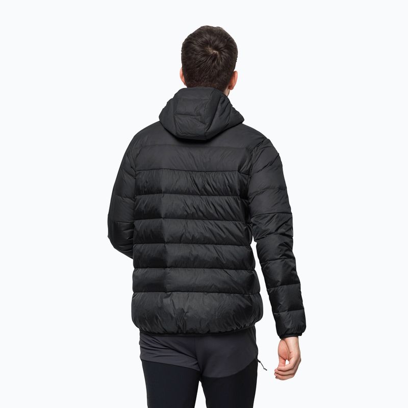Jack Wolfskin men's down jacket Dna Tundra Down Hoody black 1206612_6350_006 2