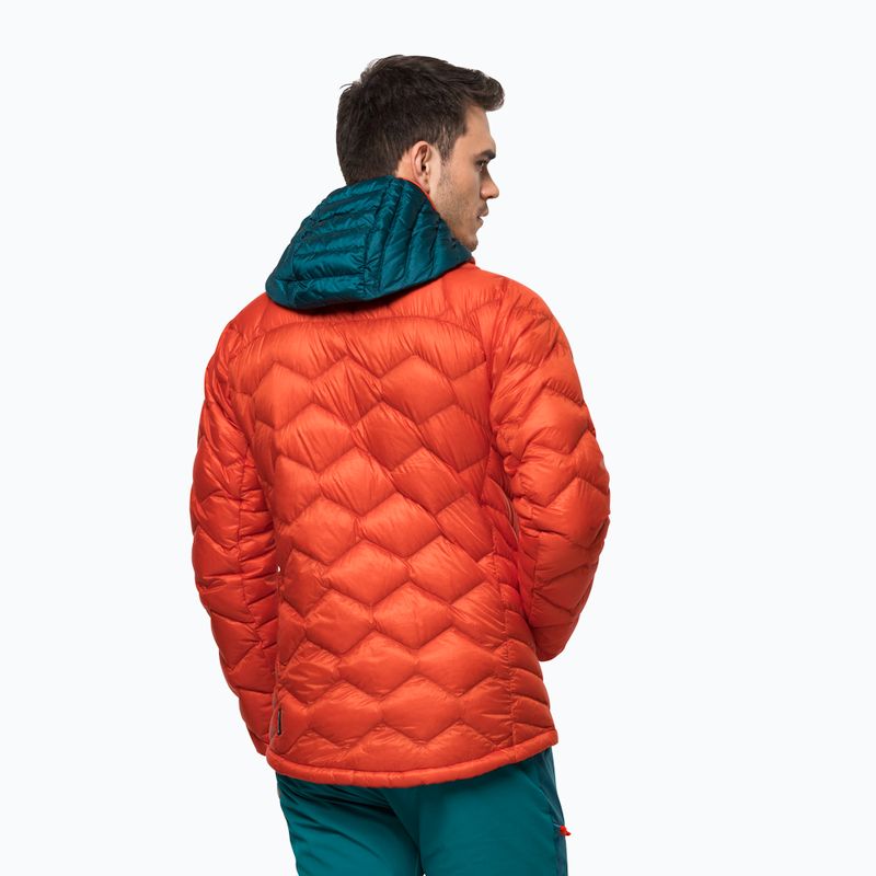 Jack Wolfskin men's Alpspitze Down Hoody skit jacket orange 1206771_3017 2