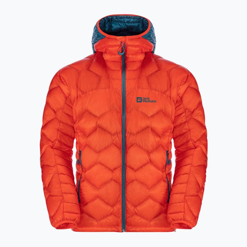 Jack Wolfskin men's Alpspitze Down Hoody skit jacket orange 1206771_3017 7