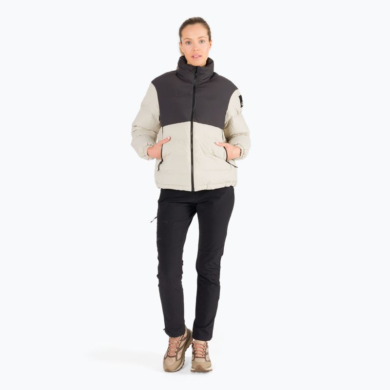 Jack Wolfskin women's down jacket Alex Down black and beige 1206921 2