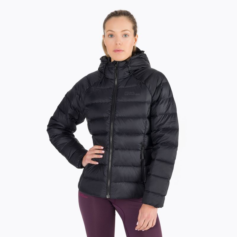 Jack Wolfskin women's down jacket Nebelhorn Down Hoody black 1207091_6000