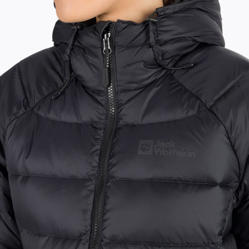 Jack Wolfskin women's down jacket Nebelhorn Down Hoody black 1207091_6000 6