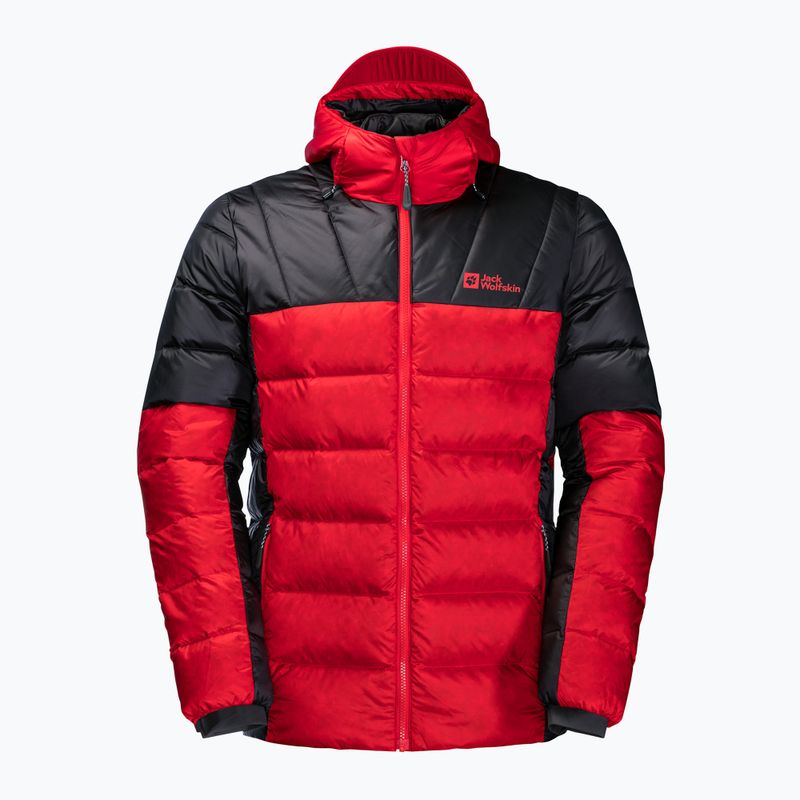 Jack Wolfskin men's down jacket Nebelhorn Down Hoody red 1207141_2206 7