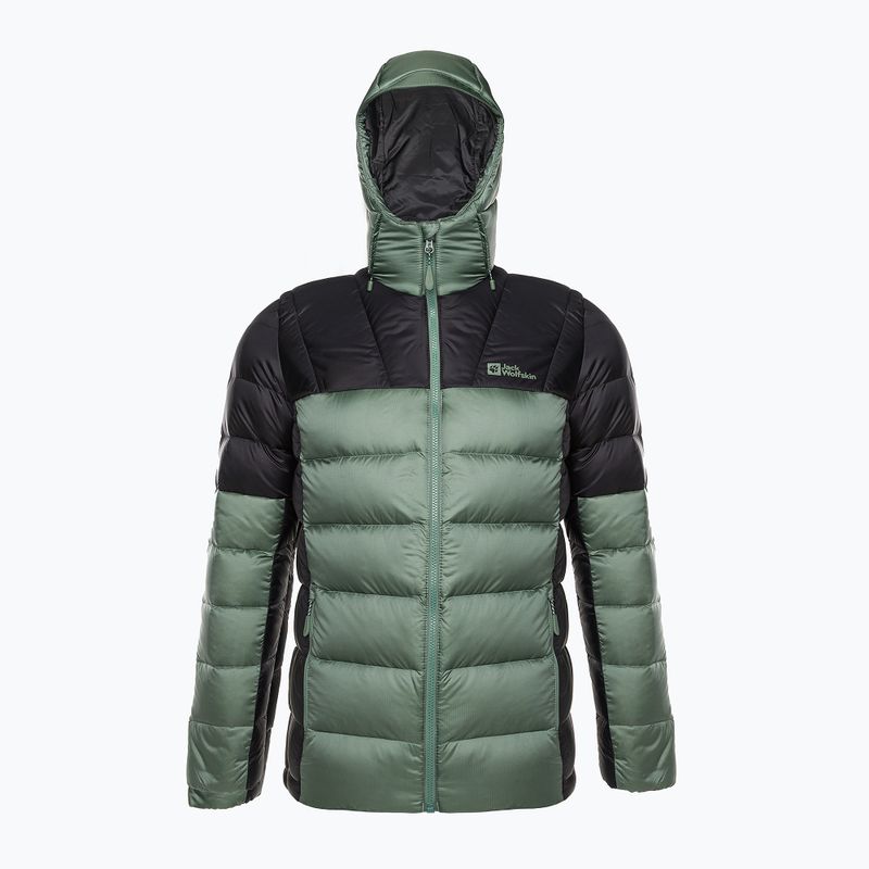 Jack Wolfskin men's down jacket Nebelhorn Down Hoody green 1207141_4311