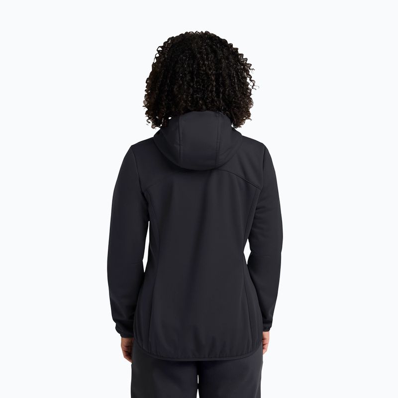Women's softshell jacket Jack Wolfskin Windhain Hoody black 3