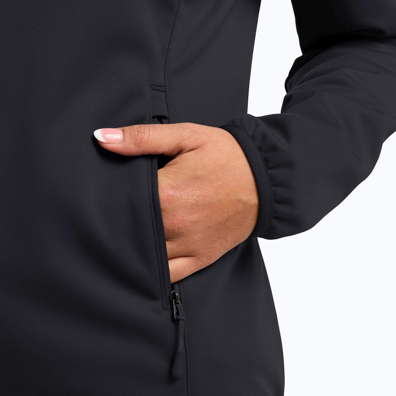 Women's softshell jacket Jack Wolfskin Windhain Hoody black 6