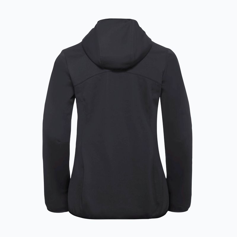 Women's softshell jacket Jack Wolfskin Windhain Hoody black 9