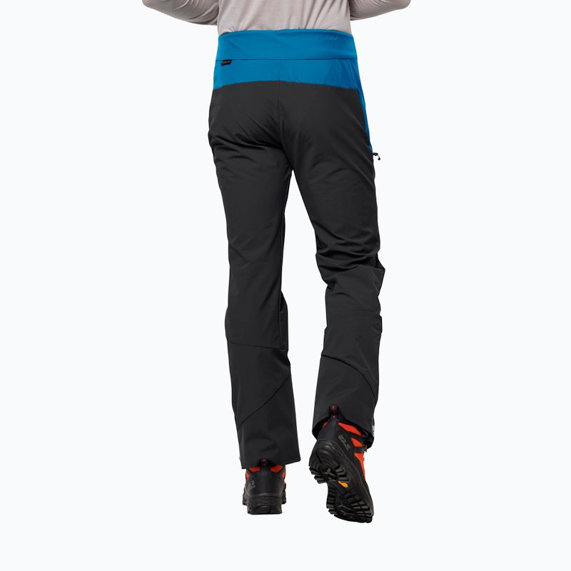 Jack Wolfskin men's Alpspitze blue-black ski trousers 1507511 2