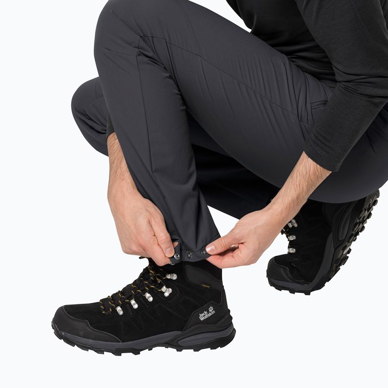 Jack Wolfskin men's softshell trousers Holdsteig black 1507571 5