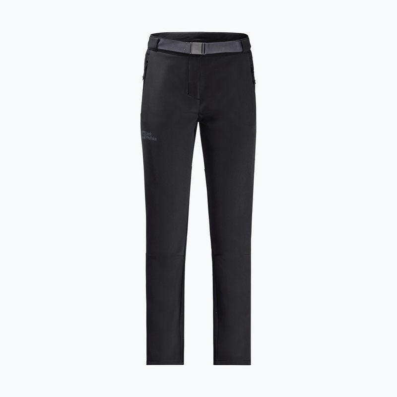 Women's softshell trousers Jack Wolfskin Stollberg black 1507721 8