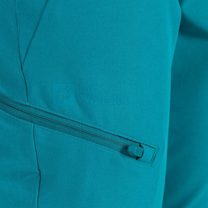 Jack Wolfskin women's softshell trousers Geigelstein blue 1507731 7