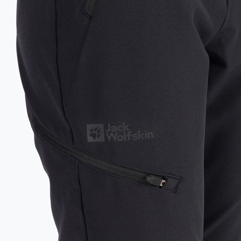 Jack Wolfskin women's softshell trousers Geigelstein black 1507731 6