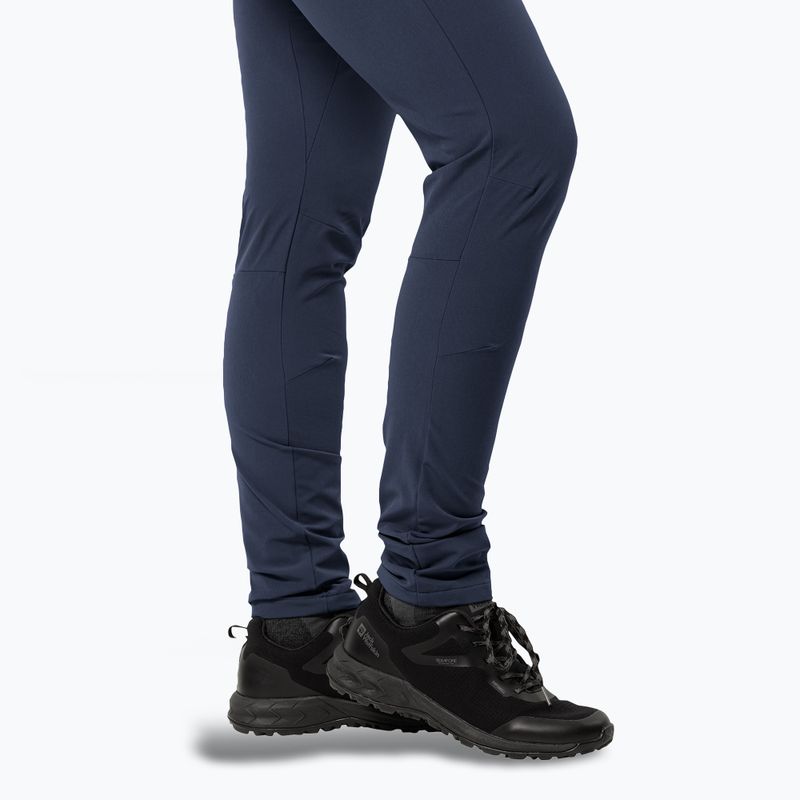 Jack Wolfskin women's softshell trousers Geigelstein Slim night blue 6