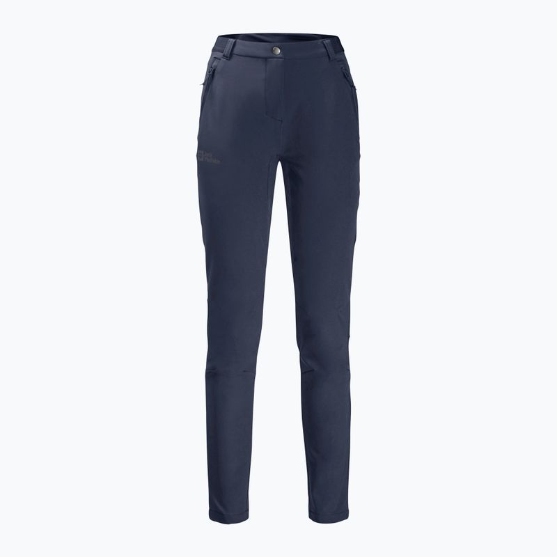 Jack Wolfskin women's softshell trousers Geigelstein Slim night blue 7