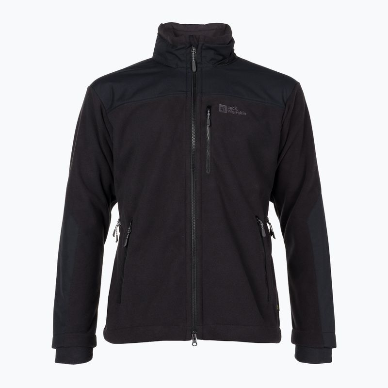 Jack Wolfskin men's Blizzard fleece sweatshirt black 1702945 7